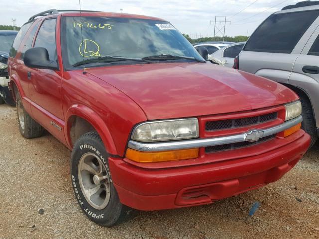 1GNCS18W5WK187665 - 1998 CHEVROLET BLAZER RED photo 1