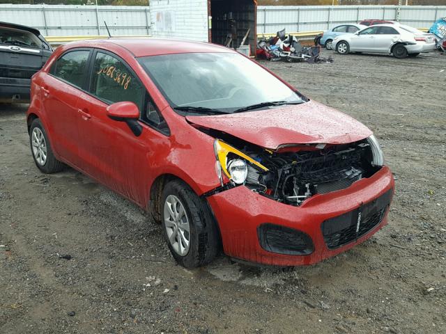 KNADM5A30F6516728 - 2015 KIA RIO LX RED photo 1