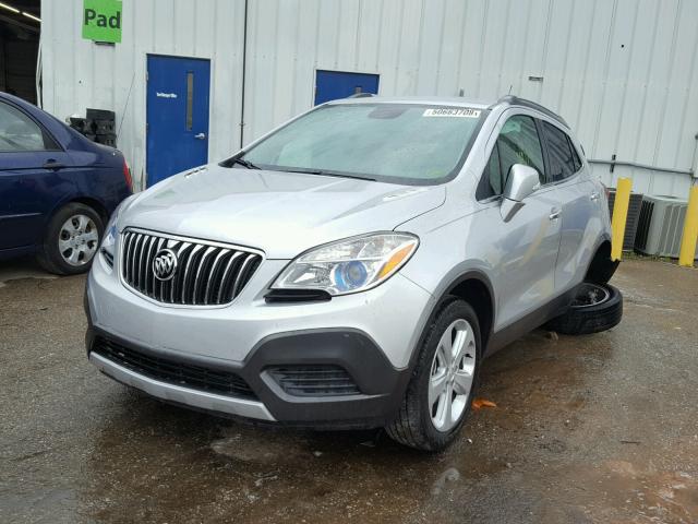 KL4CJASB4GB599752 - 2016 BUICK ENCORE SILVER photo 2