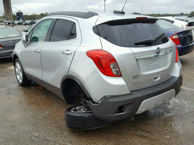 KL4CJASB4GB599752 - 2016 BUICK ENCORE SILVER photo 3