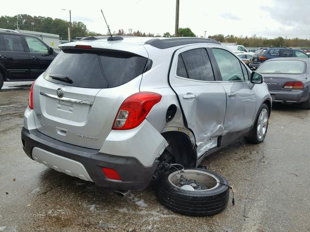 KL4CJASB4GB599752 - 2016 BUICK ENCORE SILVER photo 4