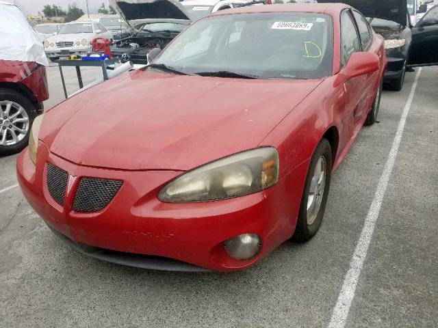 2G2WP552671103942 - 2007 PONTIAC GRAND PRIX Կարմիր լուսանկար 2