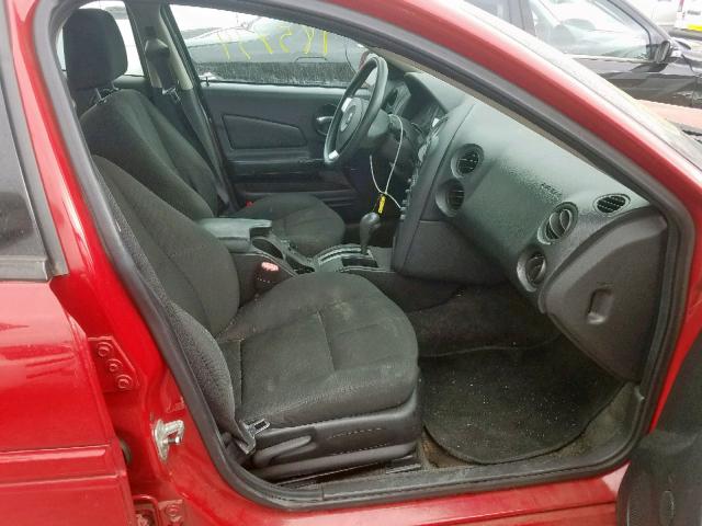 2G2WP552671103942 - 2007 PONTIAC GRAND PRIX Կարմիր լուսանկար 5