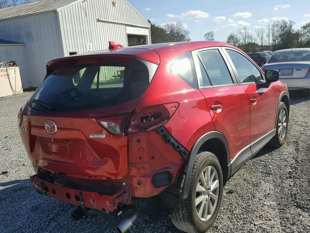 JM3KE2BY3G0853731 - 2016 MAZDA CX-5 SPORT RED photo 4