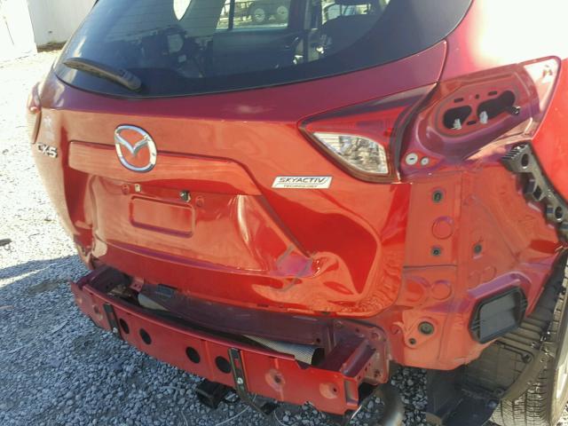 JM3KE2BY3G0853731 - 2016 MAZDA CX-5 SPORT RED photo 9