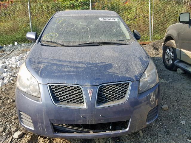 5Y2SP6E88AZ408071 - 2010 PONTIAC VIBE GRAY photo 9