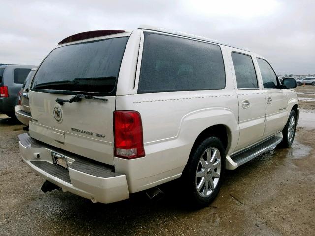 3GYFK66N24G324167 - 2004 CADILLAC ESCALADE E WHITE photo 4