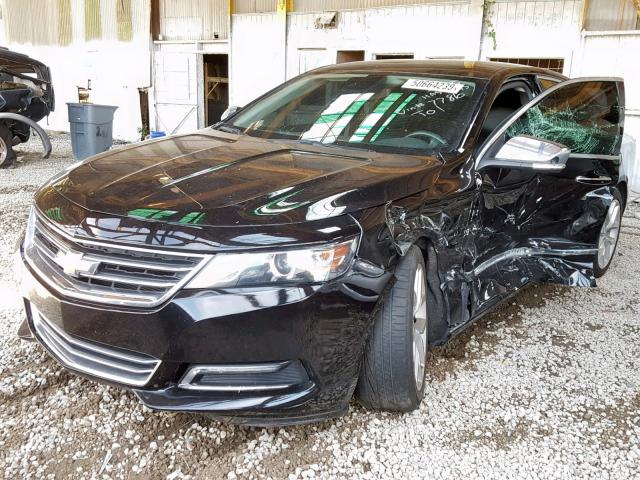 2G1145S39G9127786 - 2016 CHEVROLET IMPALA LTZ BLACK photo 2