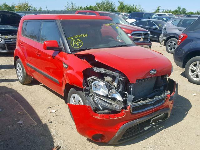 KNDJT2A51D7513434 - 2013 KIA SOUL RED photo 1