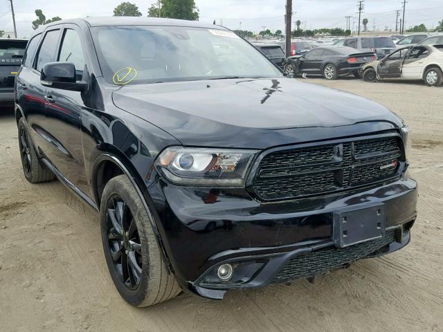 1C4RDHDG3HC898279 - 2017 DODGE DURANGO GT BLACK photo 1