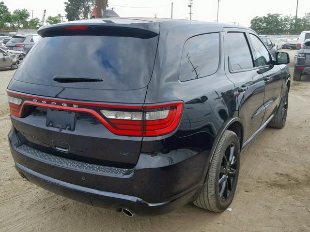 1C4RDHDG3HC898279 - 2017 DODGE DURANGO GT BLACK photo 4