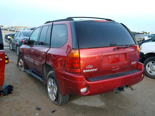 1GKDS13S842152296 - 2004 GMC ENVOY RED photo 3