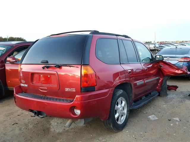 1GKDS13S842152296 - 2004 GMC ENVOY RED photo 4