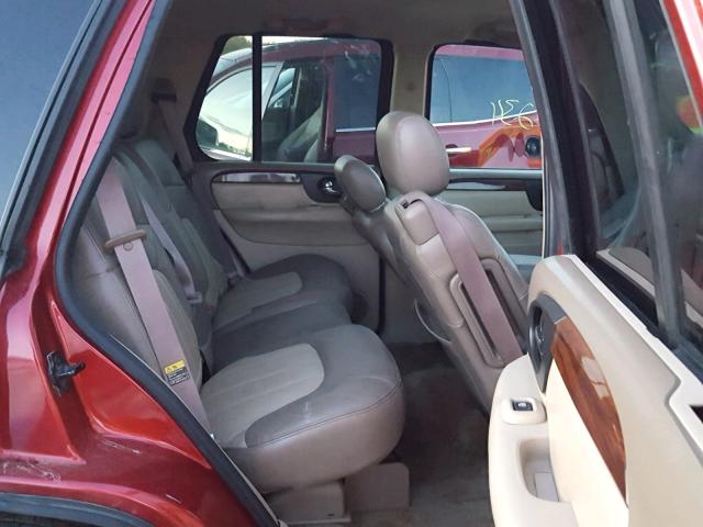 1GKDS13S842152296 - 2004 GMC ENVOY RED photo 6