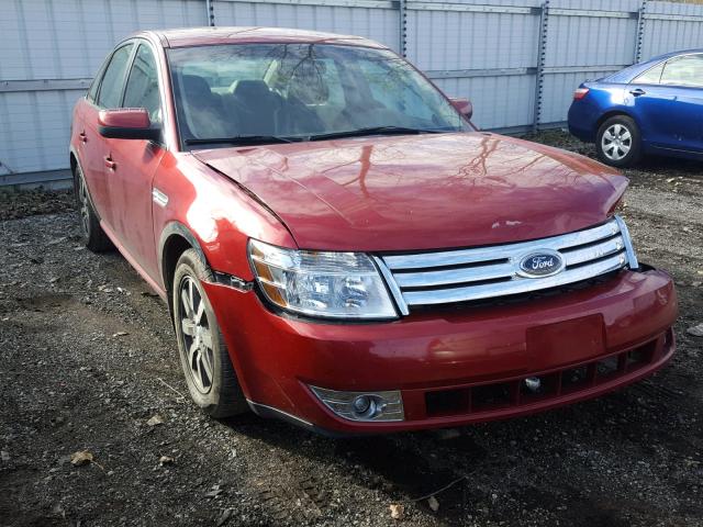 1FAHP24W99G120561 - 2009 FORD TAURUS SEL RED photo 1