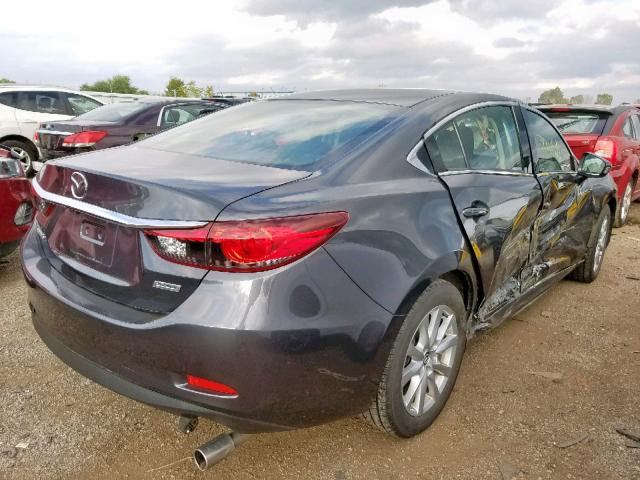 JM1GJ1U66E1141611 - 2014 MAZDA 6 SPORT GRAY photo 4