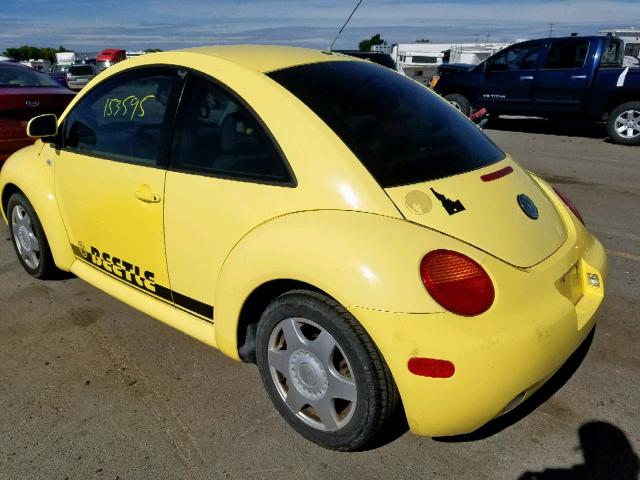 3VWBA21C0YM409566 - 2000 VOLKSWAGEN NEW BEETLE ყვითელი ფოტო 3