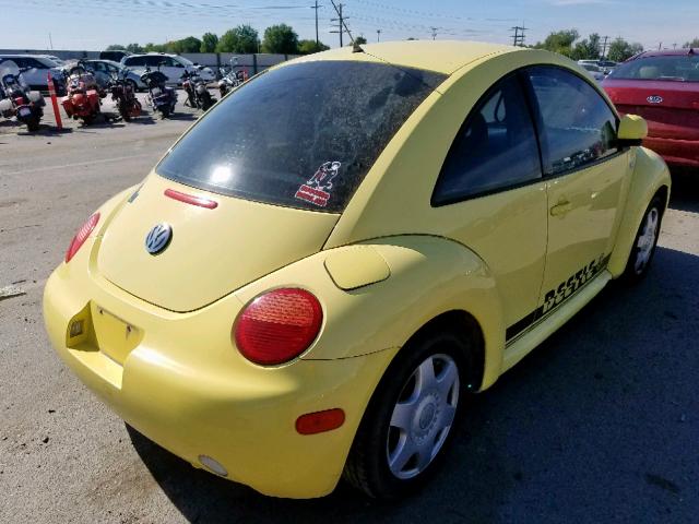 3VWBA21C0YM409566 - 2000 VOLKSWAGEN NEW BEETLE ყვითელი ფოტო 4