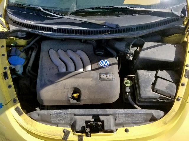 3VWBA21C0YM409566 - 2000 VOLKSWAGEN NEW BEETLE ყვითელი ფოტო 7