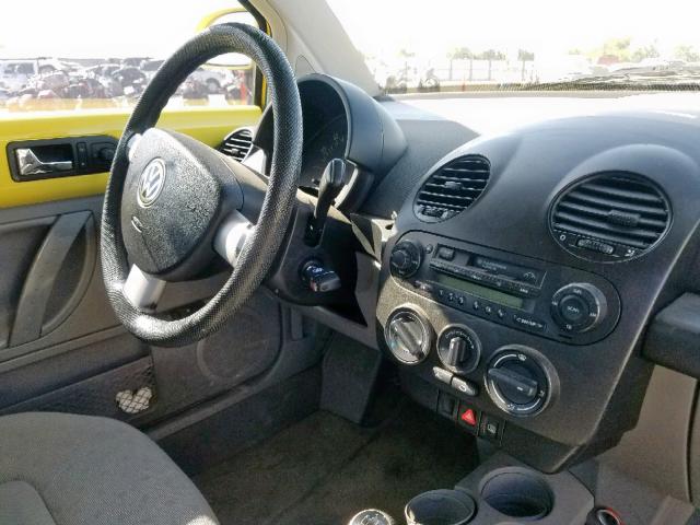 3VWBA21C0YM409566 - 2000 VOLKSWAGEN NEW BEETLE ყვითელი ფოტო 9