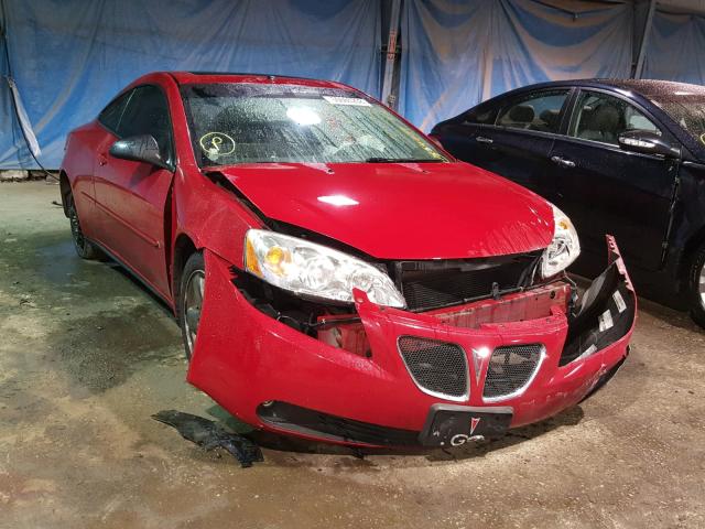 1G2ZH18N374142808 - 2007 PONTIAC G6 GT RED photo 1