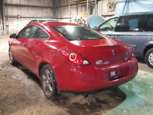 1G2ZH18N374142808 - 2007 PONTIAC G6 GT RED photo 3