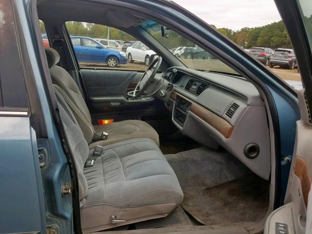 2FACP74WXPX115318 - 1993 FORD CROWN VICT BLUE photo 5