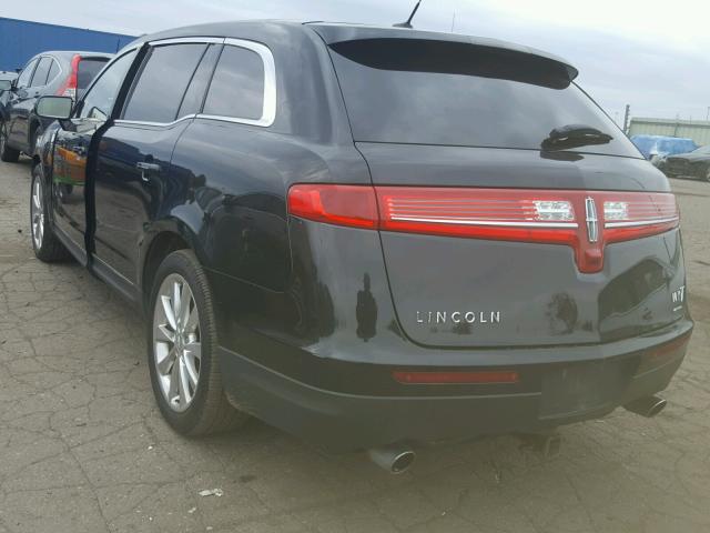 2LMHJ5AT9ABJ17744 - 2010 LINCOLN MKT BLACK photo 3