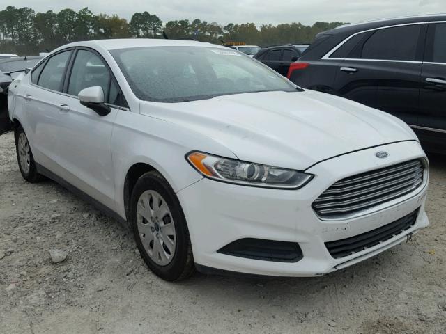 1FA6P0G73E5362431 - 2014 FORD FUSION S WHITE photo 1