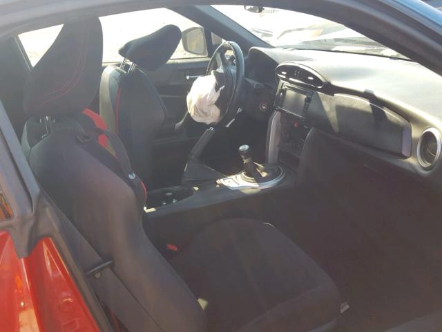 JF1ZNAA10D2734725 - 2013 TOYOTA SCION FR-S BLUE photo 5