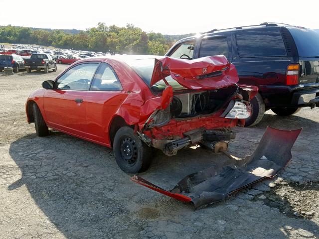 1HGEM21355L036918 - 2005 HONDA CIVIC DX V RED photo 3