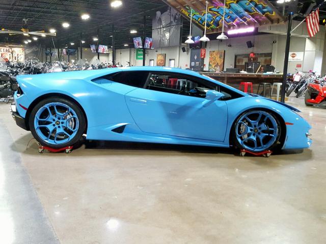 ZHWUC2ZFXHLA06386 - 2017 LAMBORGHINI HURACAN TURQUOISE photo 1