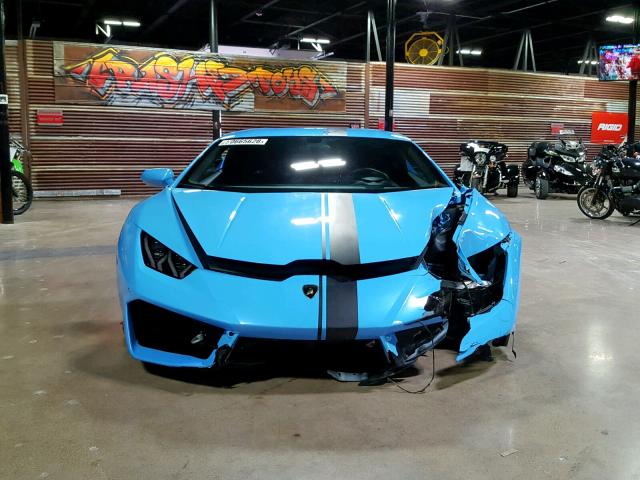 ZHWUC2ZFXHLA06386 - 2017 LAMBORGHINI HURACAN TURQUOISE photo 3