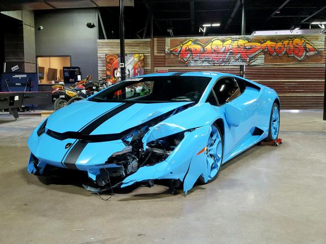 ZHWUC2ZFXHLA06386 - 2017 LAMBORGHINI HURACAN TURQUOISE photo 4