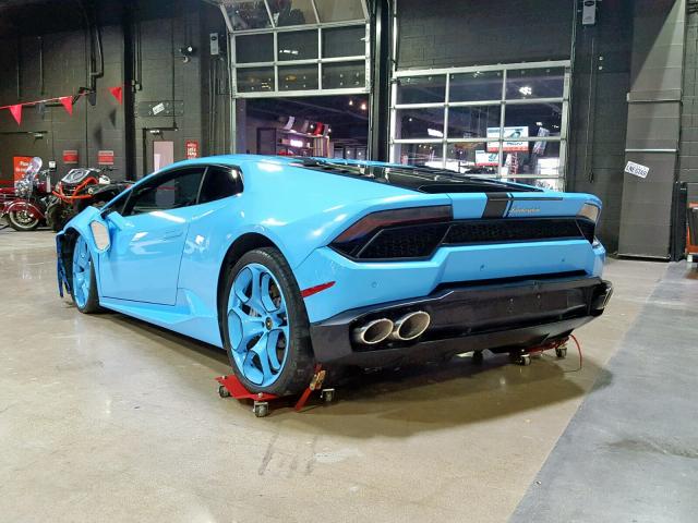 ZHWUC2ZFXHLA06386 - 2017 LAMBORGHINI HURACAN TURQUOISE photo 6