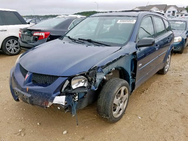 5Y2SL62803Z469059 - 2003 PONTIAC VIBE BLUE photo 2