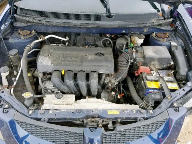 5Y2SL62803Z469059 - 2003 PONTIAC VIBE BLUE photo 7