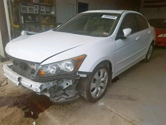 1HGCP26879A112045 - 2009 HONDA ACCORD EXL WHITE photo 2