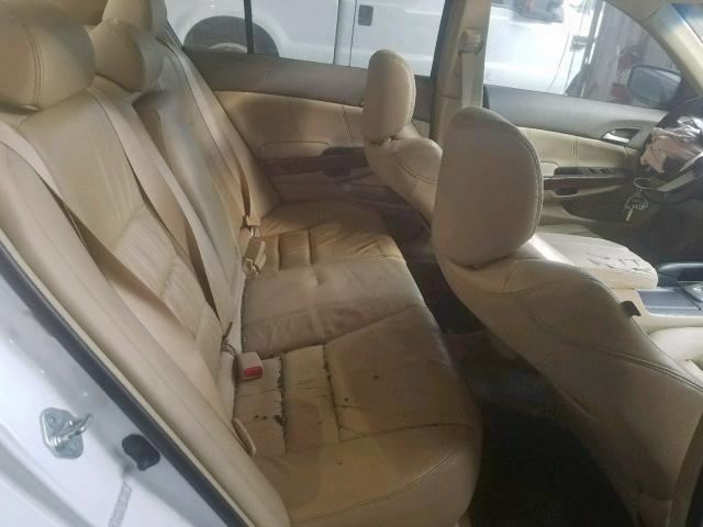 1HGCP26879A112045 - 2009 HONDA ACCORD EXL WHITE photo 6