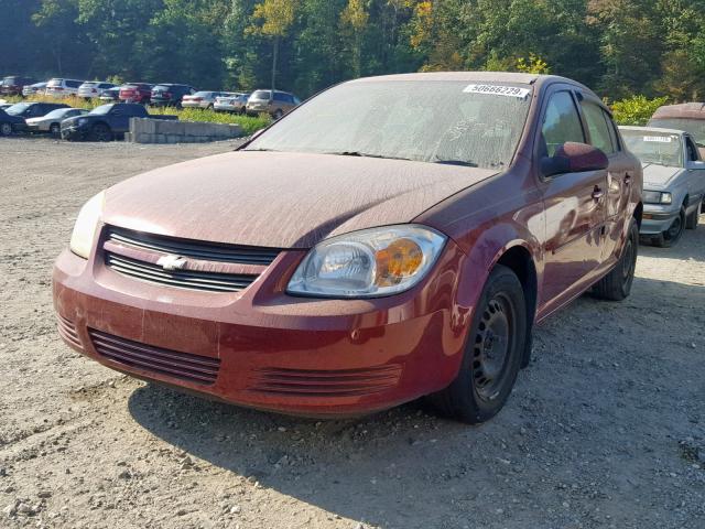 1G1AL58F187150289 - 2008 CHEVROLET COBALT LT RED photo 2