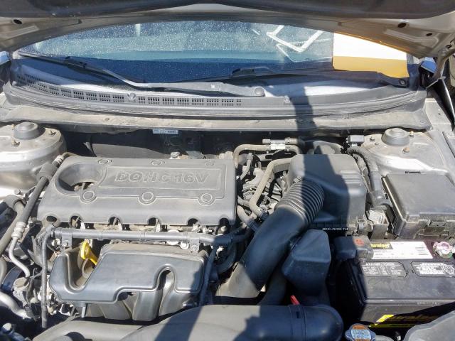 KNAFU4A28A5229551 - 2010 KIA FORTE EX CHARCOAL photo 7