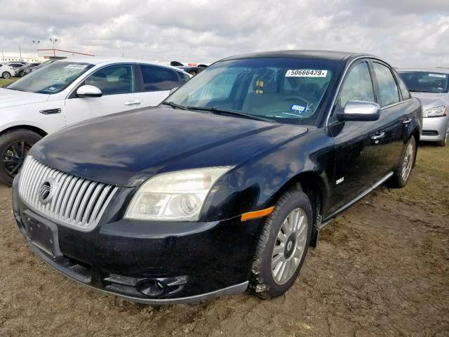 1MEHM40W58G601568 - 2008 MERCURY SABLE LUXU BLACK photo 2