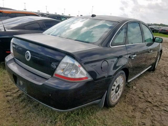 1MEHM40W58G601568 - 2008 MERCURY SABLE LUXU BLACK photo 4