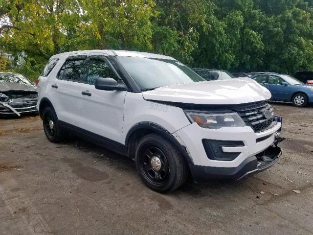 1FM5K8AR7GGD05911 - 2016 FORD EXPLORER P WHITE photo 1