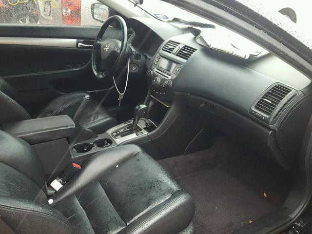 1HGCM72667A007312 - 2007 HONDA ACCORD EX BLACK photo 5