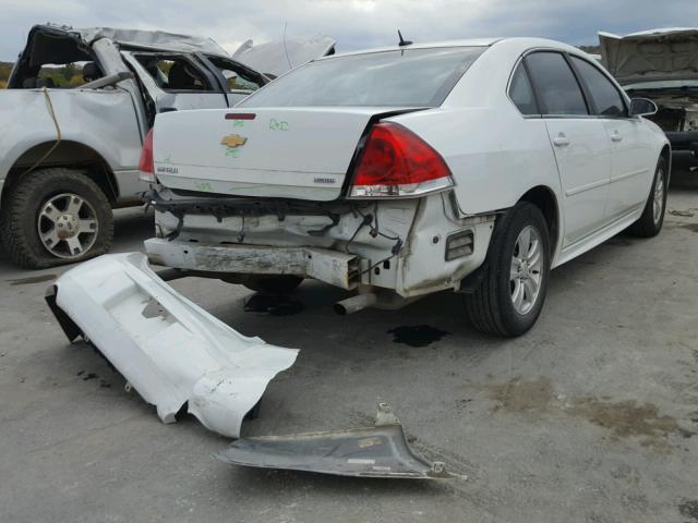 2G1WA5E35E1136698 - 2014 CHEVROLET IMPALA LIM WHITE photo 4