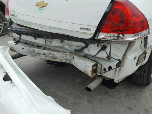 2G1WA5E35E1136698 - 2014 CHEVROLET IMPALA LIM WHITE photo 9