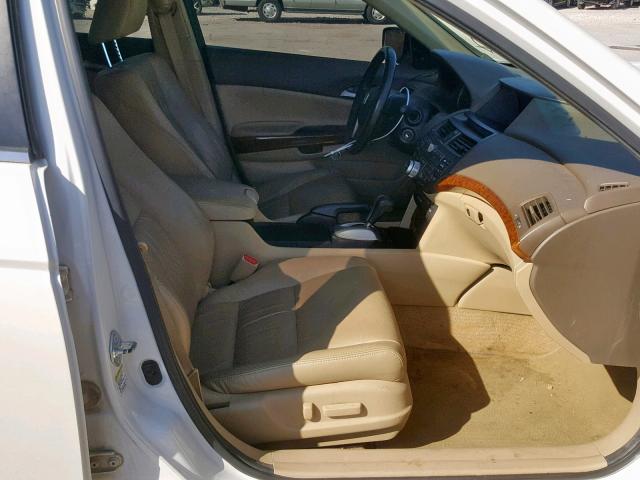 1HGCP3F82AA028290 - 2010 HONDA ACCORD EXL WHITE photo 5