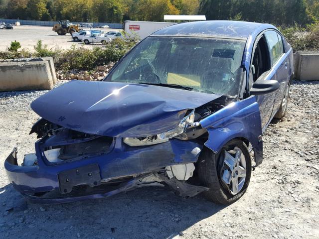 1G8AJ55F96Z204161 - 2006 SATURN ION LEVEL BLUE photo 2