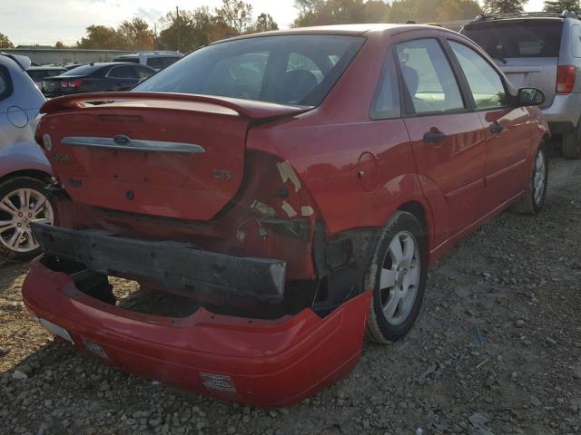 1FAFP38372W248080 - 2002 FORD FOCUS ZTS RED photo 4